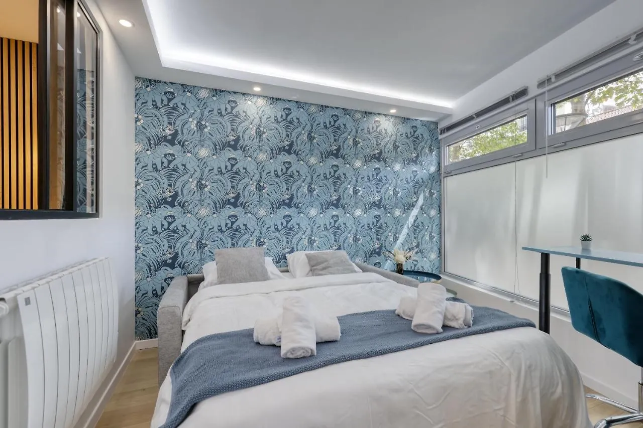 Stylish & New 1 Bdr Flat With A/C-Trendy Paris 11 Apartment France